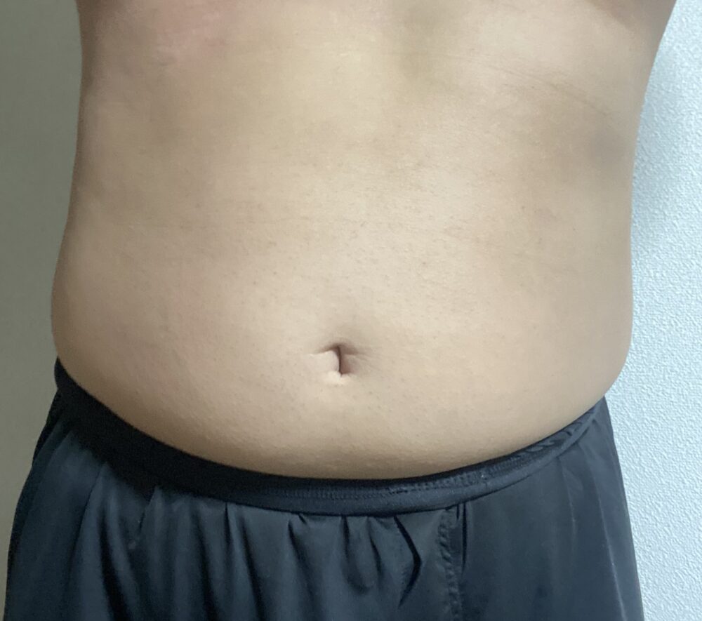 筋トレ中のお腹の状態8